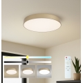 Brilagi - Димируем LED таванен плафон POOL LED/60W/230V 3000-6000K Ø 50 см златист + дистанционно управление