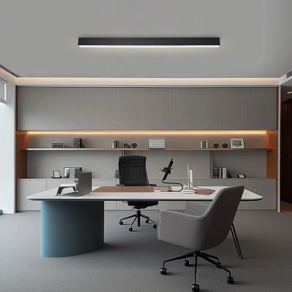 Brilagi - LED димируемо таванно осветително тяло SLEEKLINE SMART LED/40W/230V 3000-6000K Wi-Fi Tuya черно + дистанционно управление