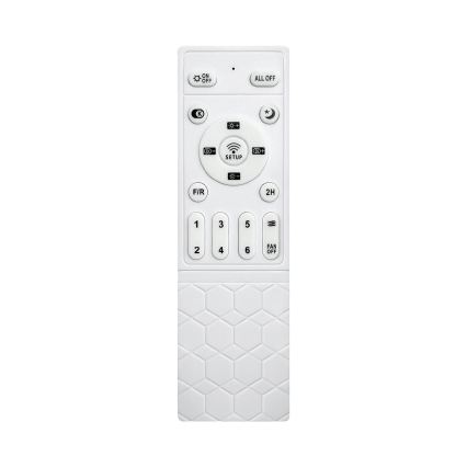 Brilagi - Таванен вентилатор с димируема LED лампа LED/32W/230V 3000-6500K диам. 95 cm черно/кафяво + дистанционно управление