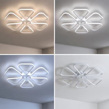 Brilagi - Димируем LED таванен вентилатор LED/38W/230V Ø 76 см бял + дистанционно управление