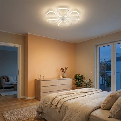 Brilagi - Димируем LED таванен вентилатор LED/38W/230V Ø 76 см бял + дистанционно управление