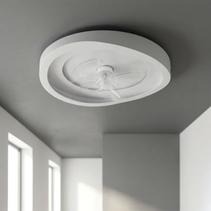 Brilagi - Димируем LED таванен вентилатор LED/80W/230V 3000-6500K Ø 50 см бял + дистанционно управление