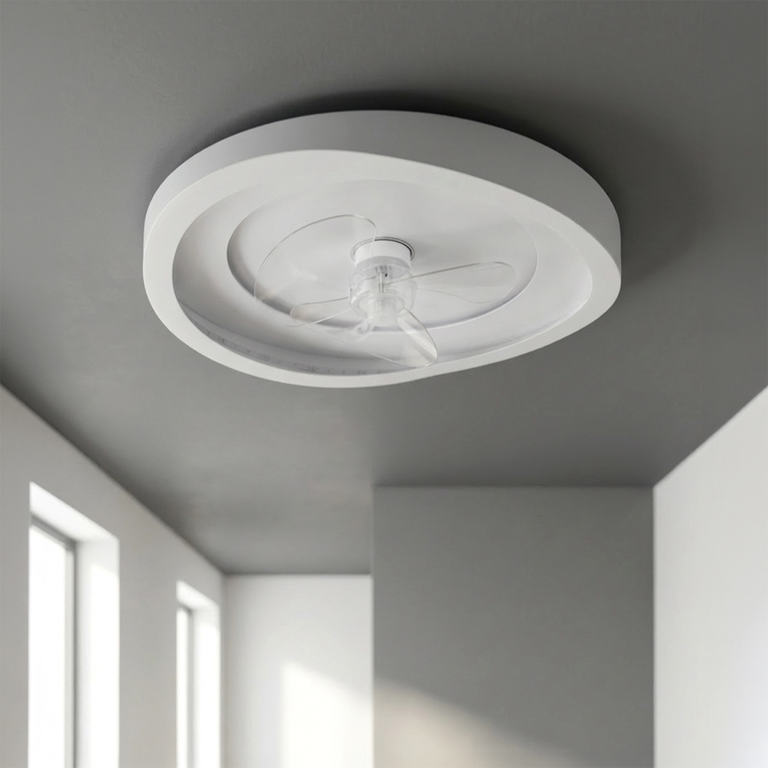 Brilagi - Димируем LED таванен вентилатор LED/80W/230V 3000-6500K Ø 50 см бял + дистанционно управление