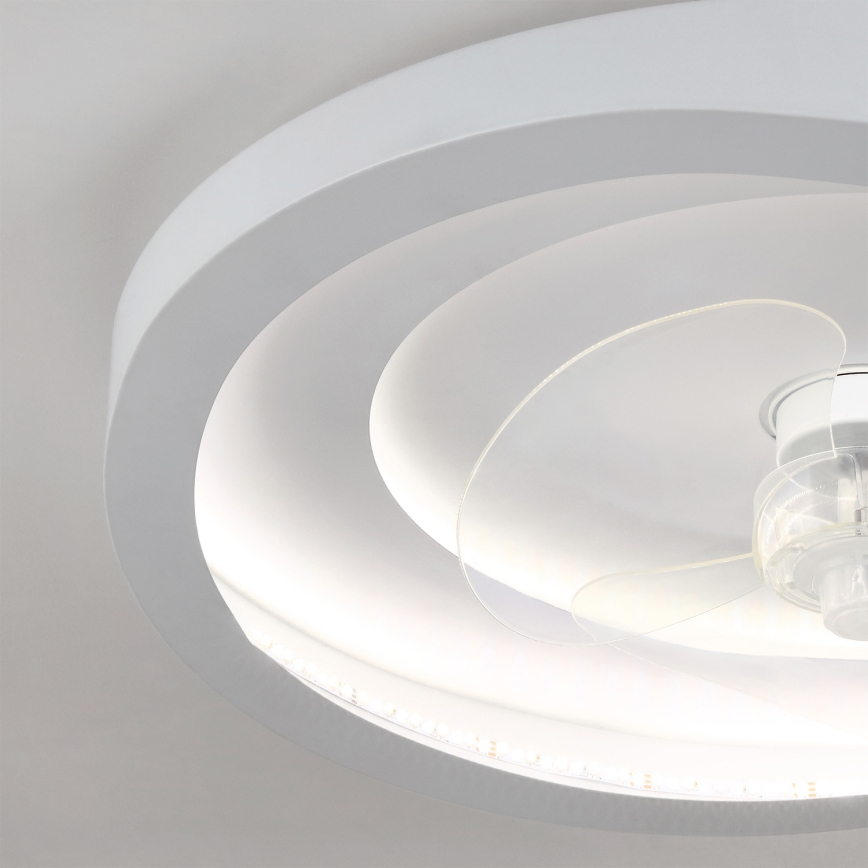Brilagi - Димируем LED таванен вентилатор LED/80W/230V 3000-6500K Ø 50 см бял + дистанционно управление