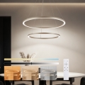 Brilagi - Димируем LED висящ полилей на кабел PORTOFINO LED/98W/230V 3000-6000K Ø 80 см бежов + дистанционно управление