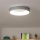 Brilagi - Димируем таванен LED плафон FALCON LED/40W/230V 3000-6500K Ø 45 см сив + дистанционно управление