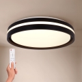 Brilagi - димируем таванен LED плафон NAOMI LED/48W/230V 3000-6500K, диаметър 39 см, черен + дистанционно управление