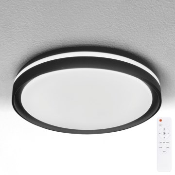 Brilagi - димируем таванен LED плафон NAOMI LED/48W/230V 3000-6500K, диаметър 39 см, черен + дистанционно управление