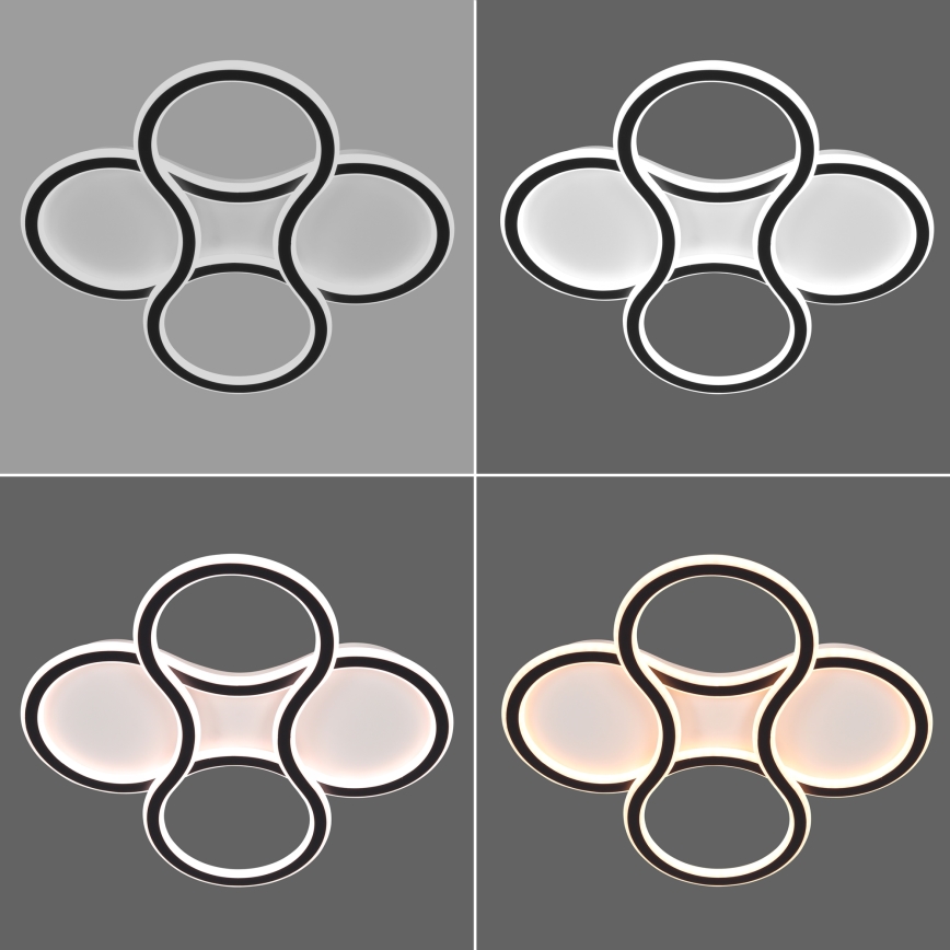 Brilagi - Димируемо LED таванно осветително тяло ORELLI LED/53W/230V пр. 51 см 3000-6000K + дистанционно управление