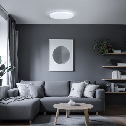 Brilagi - LED димируемо таванно осветително тяло SMART STARS LED/36W/230V Ø 48 см 3000-6000K Wi-Fi Tuya Beacon + дистанционно управление