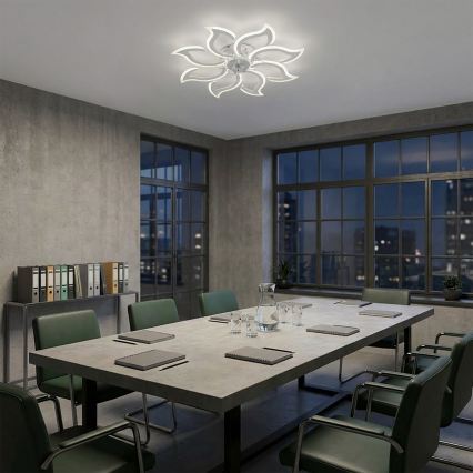 Brilagi - Димируем LED таванен вентилатор LED/44W/230V 3000-6500K Ø 90 cm бял + дистанционно управление