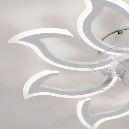 Brilagi - Димируем LED таванен вентилатор LED/44W/230V 3000-6500K Ø 90 cm бял + дистанционно управление