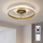 Brilagi - Димируем таванен вентилатор с LED/66W/230V 3000-6500K Ø 55 см бял/златист + дистанционно управление