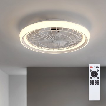 Brilagi - димируем таванен вентилатор с LED осветление LED/40W/230V 3000-6500K Ø 48 cm бял + дистанционно управление