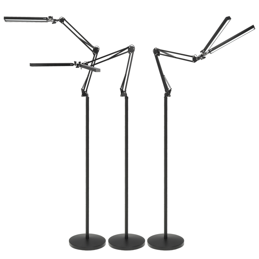 Brilagi - LED димируема гъвкава подова лампа VARIO LED/14W/230V 3000-6000K 157 cm черна