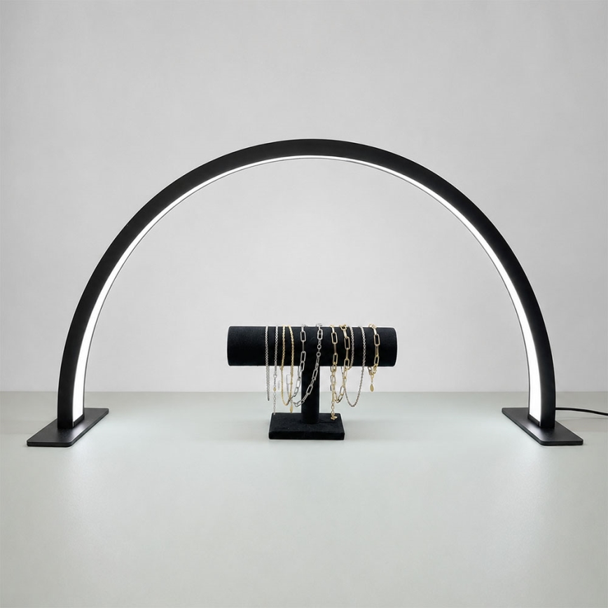 Brilagi - Димируема аркова настолна лампа RADIO LED/30W/24/230V 3000/4000/6500K черна