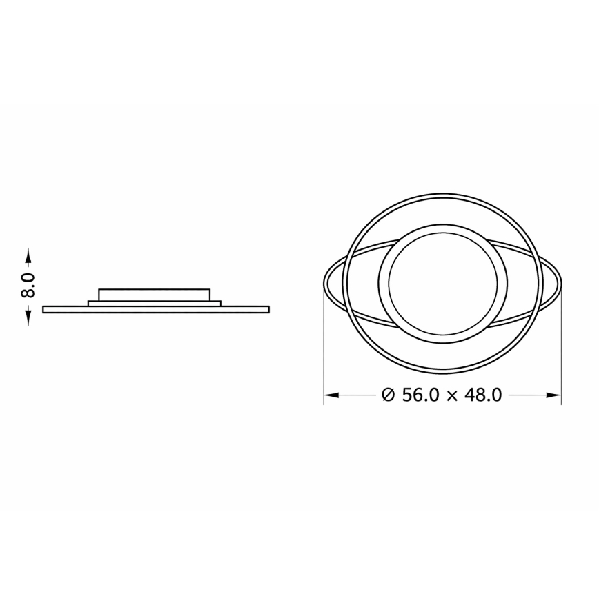 Brilagi - LED димируемо детско таванно осветително тяло ASTRO LED/68W/230V 3000–6000K + дистанционно управление