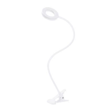 Brilagi - димируема LED лампа с щипка ORBELA LED/8W/5V 3000/4000/5000K бяла