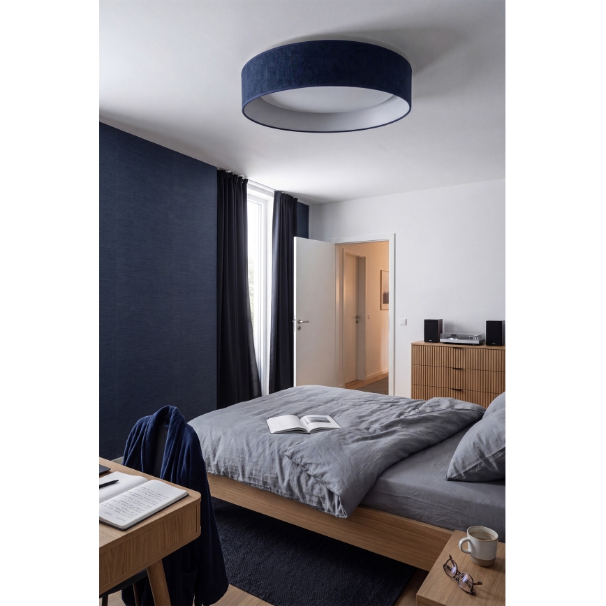 Brilagi - димируема LED таванна лампа VELVET SMART VARI LED/24W/230V 3000-6500K Ø 45 см синя + дистанционно управление