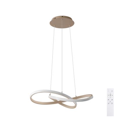 Brilagi - LED димируем полилей на кабел INFINITY LED/55W/230V 3000-6000K 50x50 cm бежов + дистанционно управление