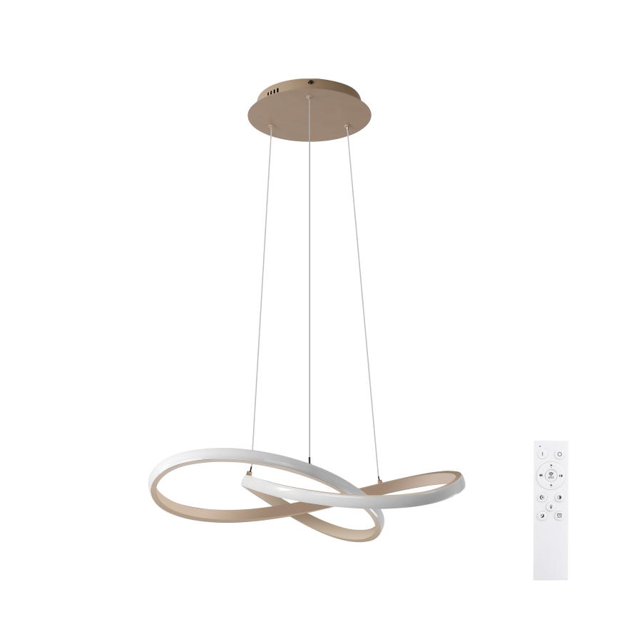 Brilagi - LED димируем полилей на кабел INFINITY LED/55W/230V 3000-6000K 50x50 cm бежов + дистанционно управление