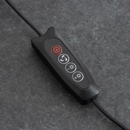 Brilagi - Димируема LED настолна лампа 2 в 1 USB VARIO LED/14W/5V 3000-6000K черна