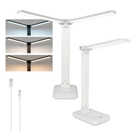 Brilagi - Димируема LED настолна лампа MODO DUO LED/8W/5V 3000/4000/6500K бяла