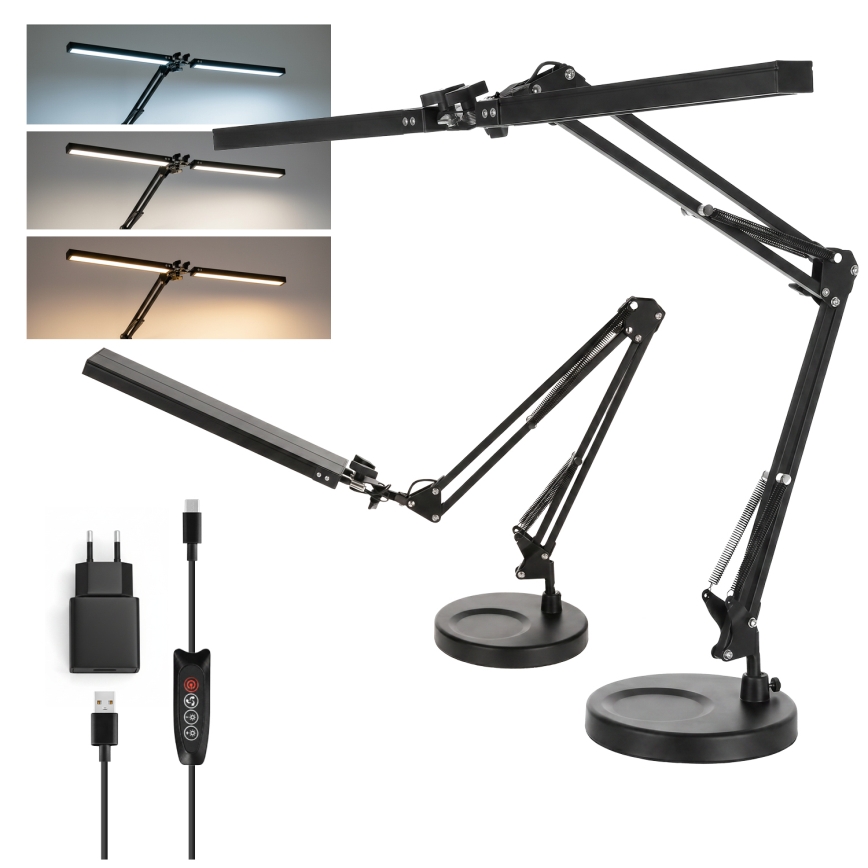 Brilagi - димируема LED настолна лампа VARIO LED/15W/230V 3000-6000K черна