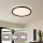 Brilagi - Димируема LED плафониера RIVO LED/72W/230V 3000-6000K черна Ø 50 см + дистанционно управление