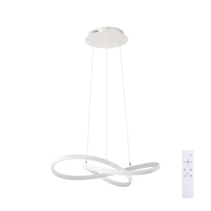 Brilagi - LED димируем полилей на кабел INFINITY LED/55W/230V 3000-6000K 50x50 cm бял + дистанционно управление