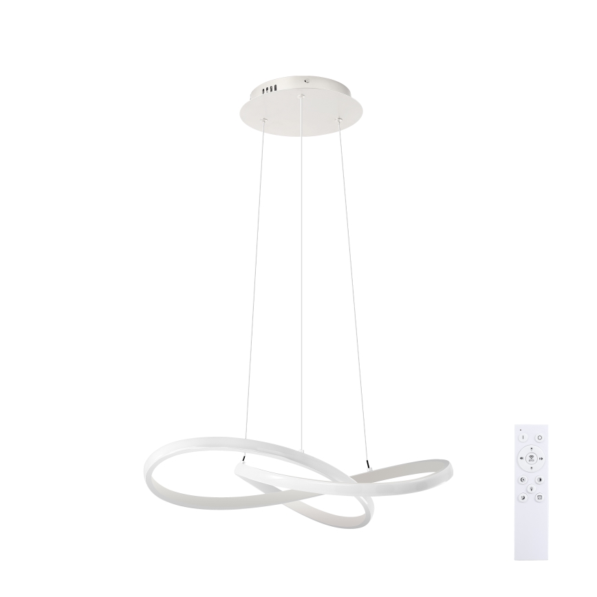 Brilagi - LED димируем полилей на кабел INFINITY LED/55W/230V 3000-6000K 50x50 cm бял + дистанционно управление