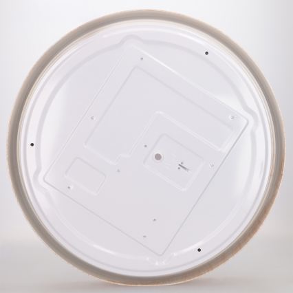Brilagi - LED димируемо таванно осветително тяло FLOCO LED/48W/230V Ø 40 cm дървесен декор/бял + дистанционно управление
