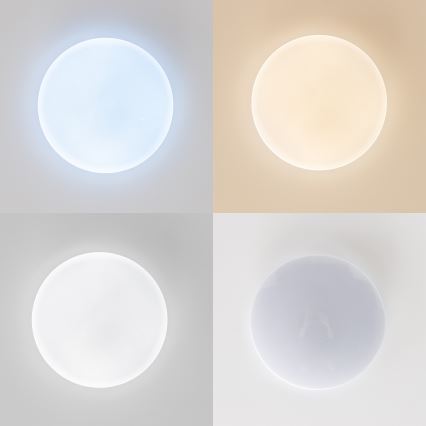 Brilagi - димируема LED таванна лампа SMART STARS LED/24W/230V Ø 38 см 3000-6000K Wi-Fi Tuya Beacon + дистанционно управление