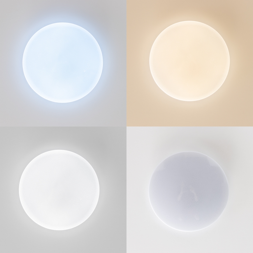 Brilagi - димируема LED таванна лампа SMART STARS LED/24W/230V Ø 38 см 3000-6000K Wi-Fi Tuya Beacon + дистанционно управление