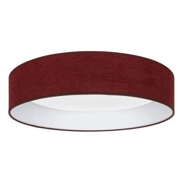 Brilagi - Димируема LED таванна лампа VELVET SMART VARI LED/36W/230V 3000-6500K Ø 55 cm бордо + дистанционно управление