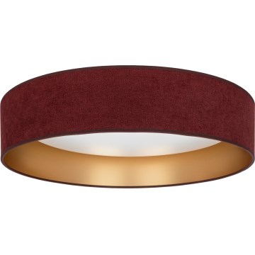 Brilagi - димируема LED таванна лампа VELVET SMARTIX STARS LED/24W/230V 3000-6000K Ø 45 cm бордо/златисто Wi-Fi Tuya Beacon + дистанционно управление