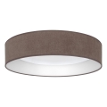 Brilagi - Димируема LED таванна лампа VELVET SMARTIX STARS LED/24W/230V 3000-6000K Ø 45 см кафява Wi‑Fi Tuya Beacon + дистанционно управление