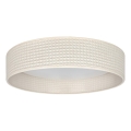 Brilagi - Димируема LED таванна лампа VELVET SMARTIX STARS LED/36W/230V 3000–6000K Ø 55 см, кремава, Wi‑Fi (Tuya) + Beacon, с дистанционно управление