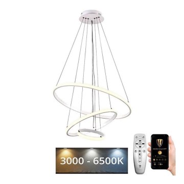 Brilagi - Димируема LED висяща лампа на кабел CIRCLE LED/90W/230V 3000–6500K Ø 60 см + дистанционно управление