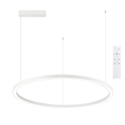 Brilagi - LED полилей с димиране на кабел PORTOFINO LED/60W/230V 3000-6000K диам. 80 cm бял + дистанционно управление