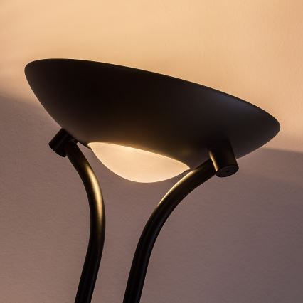 Brilagi - Димируема подова лампа SCARLETT 1xR7s/230W/230V + 1xG9/40W черна