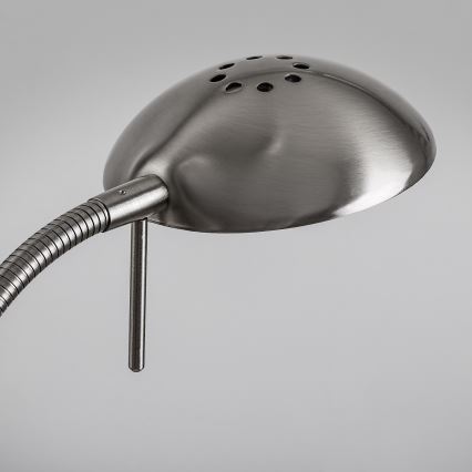 Brilagi - Димируема подова лампа SCARLETT 1xR7s/230W/230V + 1xG9/40W матов хром