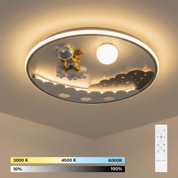 Brilagi - димируемо детско LED таванно осветително тяло ASTRO LED/68W/230V 3000-6000K диаметър 49 см + дистанционно управление