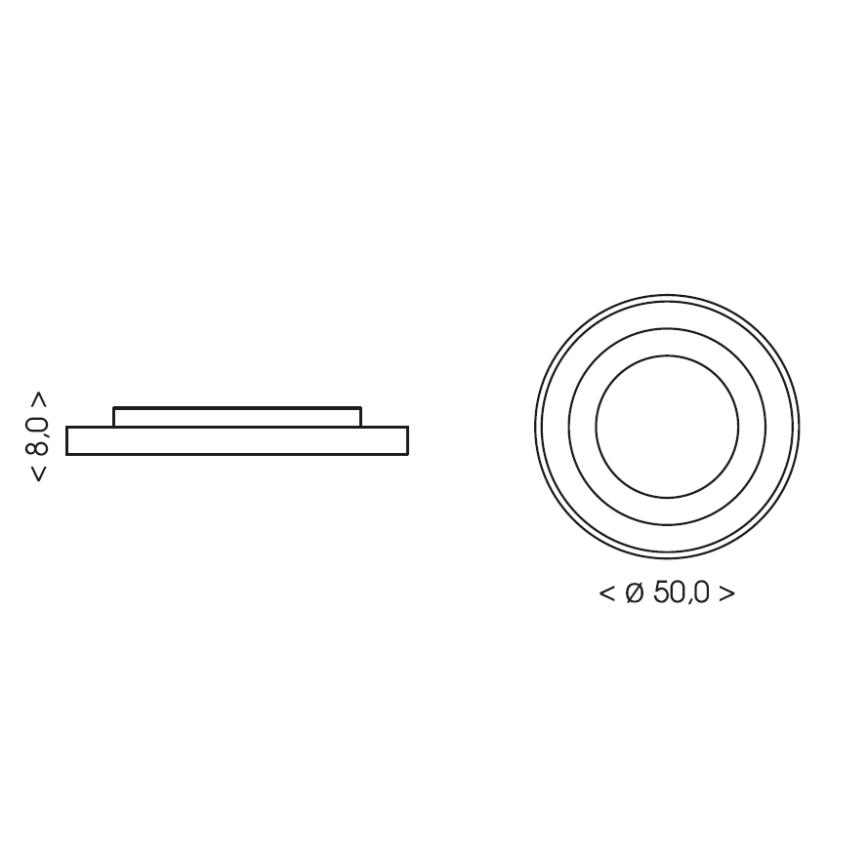 BRILAGI - LED димируемо детско таванно осветително тяло ASTRO LED/55W/230V 3000-6000K Ø 50 см + дистанционно управление