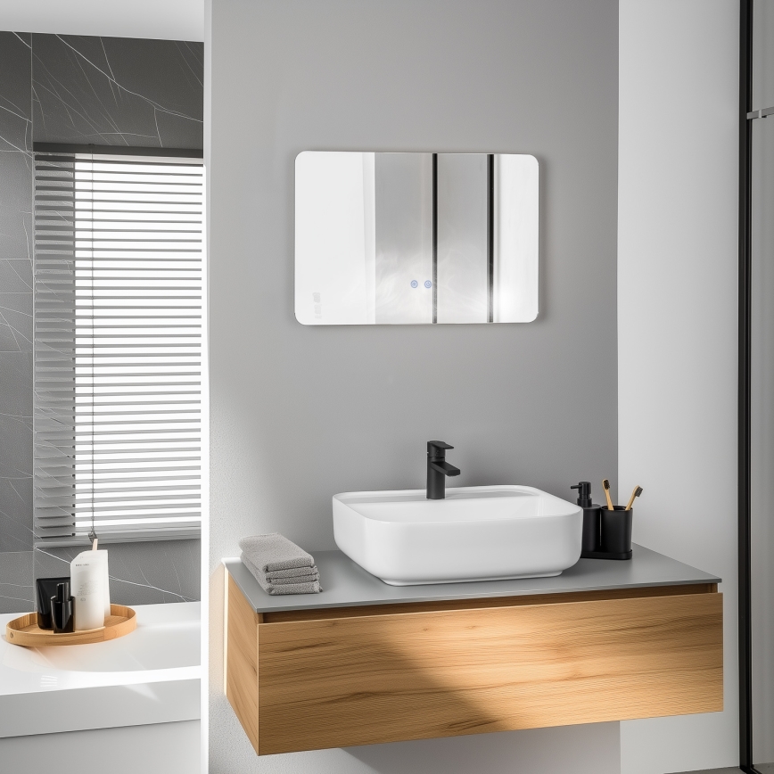 Brilagi - LED огледало за баня DIANA с подгряване LED/13W/230V 40x60 cm IP44 CRI 90, димируемо + CCT