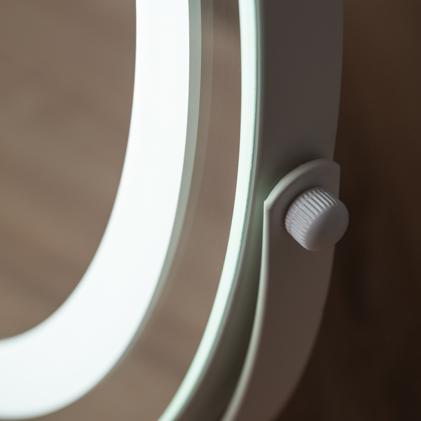 BRILAGI - LED димируемо огледало за грим CALIFORNIA LED/17W/230V 3000/4000/6500K Ø 42 см бяло