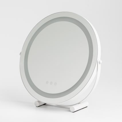 BRILAGI - LED димируемо огледало за грим CALIFORNIA LED/17W/230V 3000/4000/6500K Ø 42 см бяло