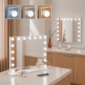 BRILAGI - димируемо LED огледало за грим HOLLYWOOD LED/15W/230V CCT + 2x USB 60x50 cm бяло