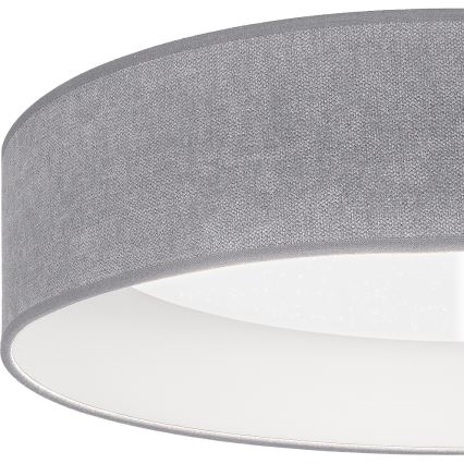 Brilagi - LED димируемо таванно осветително тяло VELVET SMARTIX STARS LED/24W/230V 3000-6000K Ø 45 см сиво Wi-Fi Tuya Beacon + дистанционно управление