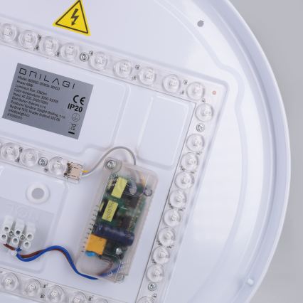 Brilagi - димируемо LED таванно осветително тяло ALVA LED/48W/230V 3000-6500K Ø 51 см бяло + дистанционно управление